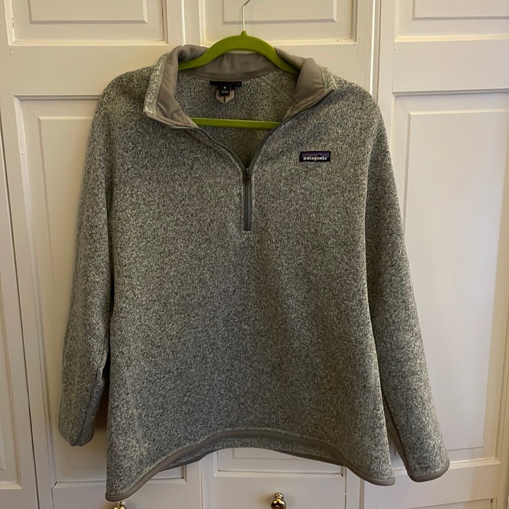 Patagonia Grey (birch white) Women’s Better Sweater 1/4 Zip Fleece